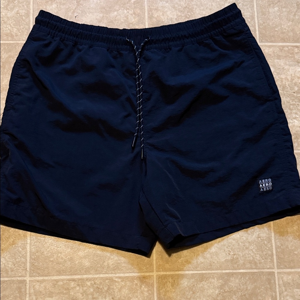 Aeropostale black lined athletic/board shorts